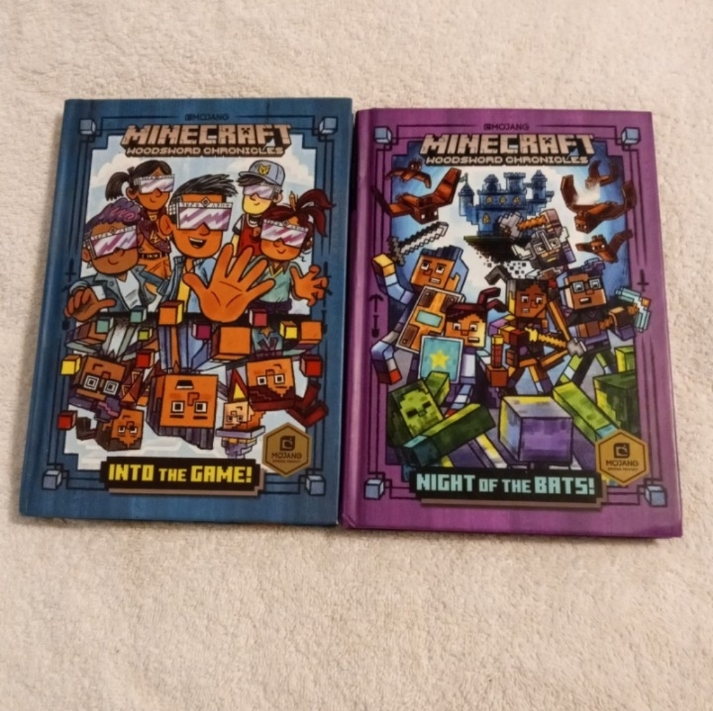 Set Of 2 Minecraft Hardcover Books